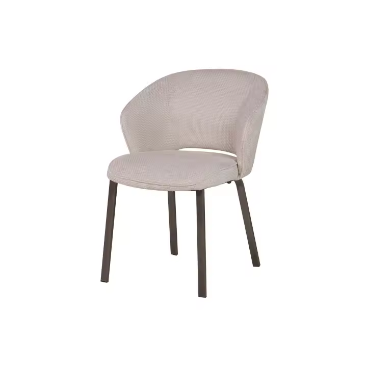 Silla Poliester Metal Dorado Quios 58x62x80 Cm - 1