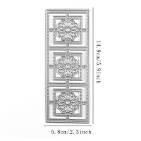 Método De Corte Y Enfoscado De Metal Para DIY Tarjetas De Compra Y Scrapbooking Herramienta De Manualidades Tradicional Chino Marco De Nudo En Valla - details 3
