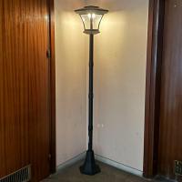 Farol LED Solar Vintage Exterior – Lámpara Solar de Pie con Luz Cálida para Jardín, Navidad y Decoración de Fiestas - Kmt Style - details 4
