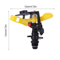 1Pc Regolador De Rociador De Jardín Plástico Rotativo 360 Grados Tamaño Hilo Masculino 1/2" 3/4" Para Riego Por Aspersión En Granjas Y Jardines - details 0