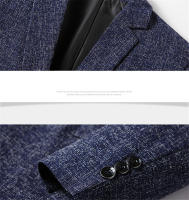 Chaqueta De Moda Para Hombres FGKKS 2023 Primavera Otoño Slim Casual Negocios Elegante Suits Top Polyester Cierre Único - details 10