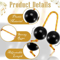 2pcs Balones Rítmicos Kashaka Portátiles Instrumento De Percusión Manual Para Niños Y Adultos Principiantes - details 5