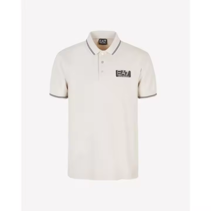 Polo EA7 Emporio Armani 6RPF05 PJ04Z 1716 silver cloud - 1