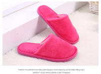 Chinelos De Casa Para Hombres Y Mujeres 2023 Cómodos Y Calurosos De Terciopelo Interior Transpirables Para Otoño E Invierno - details 8