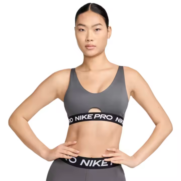 Sujetador Nike W Nikepro Indy Plunge Bra Sw Gris Bra Hf5961-068 - 1