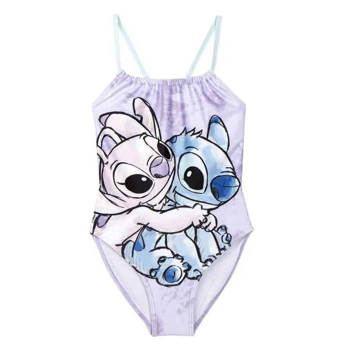 Bañador Stitch Niña Lila | Oficial y de Calidad - 1
