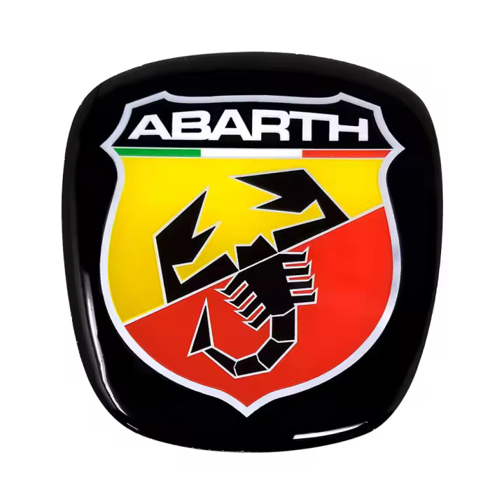 Logo de reemplazo de pegatina 3D Abarth para Fiat Grande Punto - 1