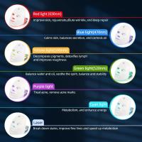 Máscara Facial LED Recargable 7 Colores Terapia Fotónica Belleza Rejuvenecimiento De Piel Levantamiento Facial Blanqueamiento Dispositivo De Belleza Para Uso Doméstico - details 1