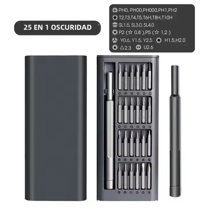 Juego De Destornilladores De Precisión 50 En 1 Con Cabezas Magnéticas Herramientas De Reparación Manual Para iPhone Gafas Relojes Consolas De Juegos Cámara - 1