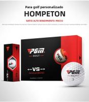 PGM Bola De Golf De Tres Capas Balones De Match Embalaje En Caja De Regalo Material De Goma Sintética Tipo De Bola Estándar Dureza 70 - details 7