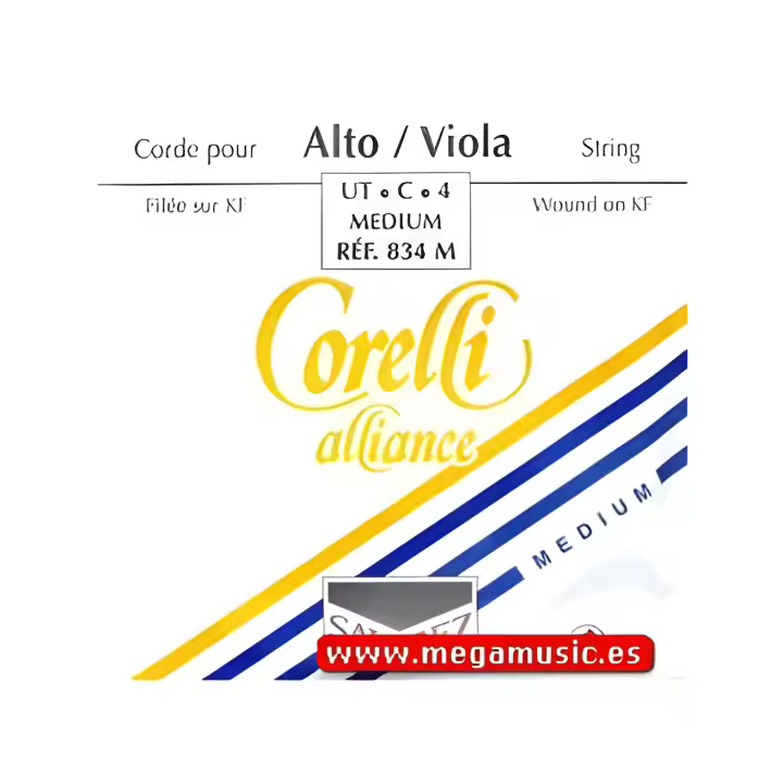 CUERDA VIOLA-Savarez (Corelli Alliance 834M) (Tungsteno) 4ª Medium Viola 4/4 - 1