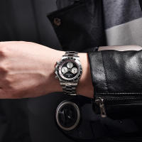 Reloj Deportivo Para Hombre PAGANI DESIGN V2 40MM Cuarzo Vidrio De Zafiro Luminoso Cronógrafo Acero Inoxidable Resistente Al Agua - details 17