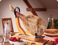 Soporte jamonero de madera pino ,Jamonero Profesional con herrajes ,Jamón ibérico y serrano ,Fabricado en España - details 0
