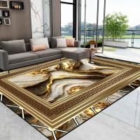 Carpetas De Lujo Doradas Para Decoración De Sala De Estar Moderna Alfombra Grande Para Oficina Y Hogar Tapete Suave Para Dormitorio Y Sala De Estar - details 4