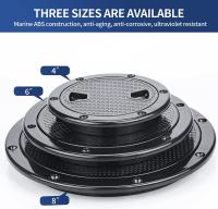 Tapa De Inspección Redonda Antideslizante Para Barco Hatch 4" 6" 8" De ABS Con Cubierta Desmontable Para Yate Marítimo - details 11