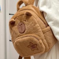 Mochila De Peluche Capybara Kawaii Moda Muñeco Peluche Bolsa Infantil Mochila De Hombro Mini Bolsa Para Regalos Para Novia - details 19