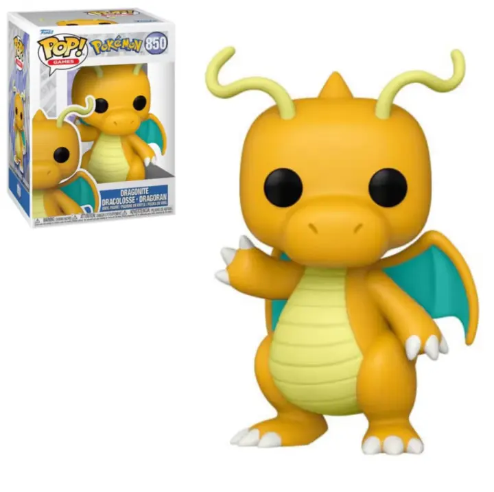 Funko Pop! Games: Pokemon - Dragonite - Figura de Vinilo Coleccionable - Idea de Regalo- Mercancia Oficial - Juguetes para Niños y Adultos - Video Games Fans - Muñeco para Coleccionistas - Mr Popye - 1
