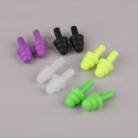 5 Pares De Tapones Para Oídos De Silicona Suave Anti-Ruido Impermeables Para Natación Y Natación Adecuado Para Adultos Y Niños - details 11