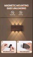 Lámpara De Pared Remotamente Controlada Con Luz Nocturna Y Dimming Toque Carga Tipo-C Decoración Para Pasillo Y Escalera 3 Colores 5200mAh - details 6
