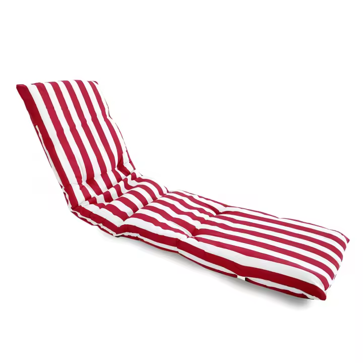 REINO MANSIDI Cojín Tumbona 180x55x8cm Raya Roja - 1