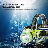 Linterna Profesional LED SQ-902 Para Natación Con Luz De Búsqueda Submarina IPX8 Impermeable Recargable Máxima 350m Para Pesca - details 0