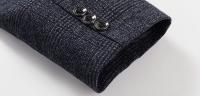 Traje Retro Para Hombre Con Cuadros Alta Calidad Primavera Otoño Moda Casual Elegante Chaqueta Top Con Cierre Único - details 6