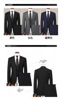 Traje De Novio Para Hombre Moda Negocios Casual Exterior Estilo Británico Slim-fit Conjunto De Chaleco Y Pantalones Tallas S-8XL - details 6