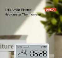 DUKA TH3 Sensor De Temperatura Y Humedad Electrónico Wifi Estación Meteorológica Inteligente Con Termómetro Y Higrómetro Para El Hogar - details 0