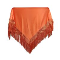 Mantón de Manila Liso, Mantones de Flamenca para el Vestido de Feria, Sevillana o Flamenca. Tamaño Ideal para Todas las Edades [Niña & Mujer] - details 3