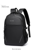 Mochila Unisex Casual De Gran Capacidad Impermeable Con Capa De Computadora Para Viajes Al Aire Libre Materiales Oxford Y Poliéster - details 27