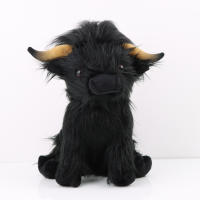 Muñeco De Peluche De 25cm De Vaca Highland Simulación Juguete Suave Para Niños Regalo Decoración De Habitación Regalo Para Bebés - details 18
