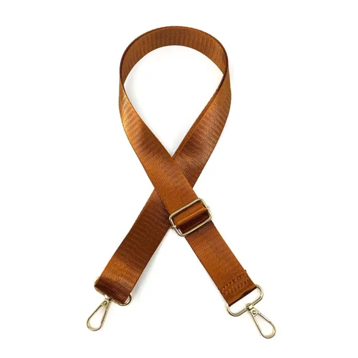 Correa de bolso de nylon color sólido para mujer ajustable accesorios para bandoleras y bolso de hombro correas de colores diferentes - 1