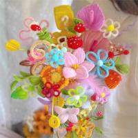 100 PCS De Barra Giratoria De Chenillo Y Acero Para Manualidades DIY Juguetes De Tubo Creativos Materiales Hechos a Mano - details 16