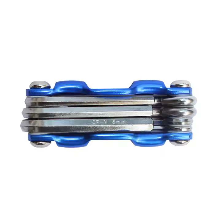 Kit De Herramientas De Reparación Multifuncional Para Bicicleta Portátil Conjunto De Mantenimiento De Bicicleta Con Llaves Allen Y Hexágonas Accesorios Para Ciclismo - 1