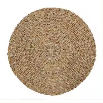 Excellent Excelente - Mantel Individual Redondo Natural 40 Cm de Yute - 1