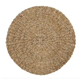 Excellent Excelente - Mantel Individual Redondo Natural 40 Cm de Yute - 1