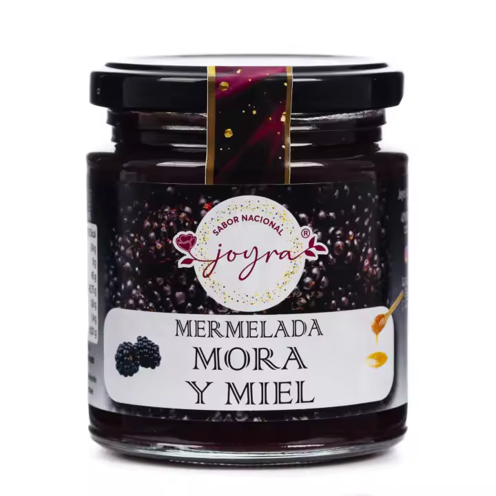 ARTE SABOR Mermelada artesanal de mora y miel, 255gr. 7x7x8 Cm. - 1