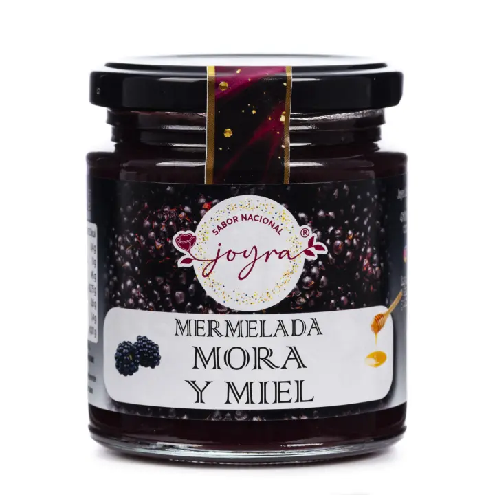 ARTE SABOR Mermelada artesanal de mora y miel, 255gr. 7x7x8 Cm. - 1
