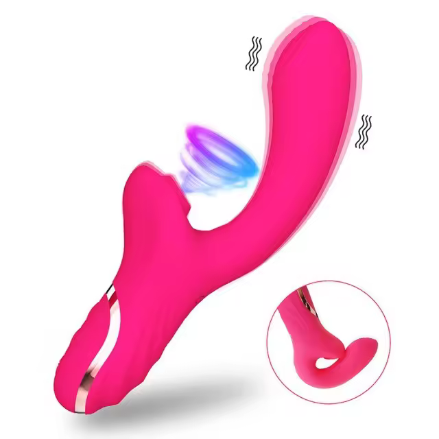 BEDGAME Vibrador de empuje, vibrador de conejo para el punto G con 10 modos, estimulador del clítoris femenino, juguete sexual vibrador de empuje y aleteo 2 en 1,Vibrador de Conejo Juguete Sexual para Adultos para Mujeres y Parejas - 1