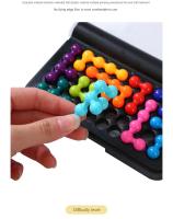 Juego De Puzzle 3D Clásico Pirámide Plateada Con 120 Desafíos Juguete Montessori Para Desarrollar La Lógica Y El Pensamiento Para Niños Y Niñas De 3 a 14 Años - details 8