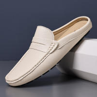 Zapatos Casuales De Verano Para Hombre YRZL Mocasines De Cuero Hechos a Mano Moda Driving Pantuflas De Conducción Slip on Loafers Para Exteriores - details 10