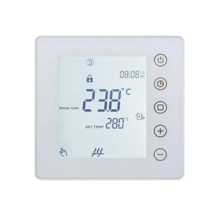 Termostato de Ambiente de calefacción de 24v, wifi, WG201,3A 2.4GHz Tuya App programable en 7 días, Teclas táctiles, retroiluminación, para Sistemas de Calentamiento de Agua - 1