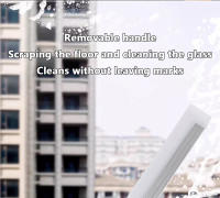 Cepillo De Limpieza Con Mango Largo Telescopio Mágico Escoba De Silicona Para Piso Y Ventanas Escobilla De Piso Para El Hogar Y Baño - details 7