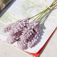 6 Piezas De Lavanda Artificial PE Decoración De Pared Para Hogar Y Vajillas Manual DIY Flores Silken Para Fiesta De Aniversario Bodas Y Más - details 8
