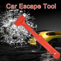 Martillo De Emergencia Para Coche Herramienta De Rescate Con Rompe Vidrio Y Corte De Cinturón De Seguridad Uso Multifuncional Tamaño 160x60mm - details 0