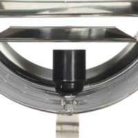 vidaXL Lámpara de suelo con trípode madera maciza mango negro 171 cm - details 5