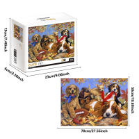Rompecabezas De 1000 Piezas Con Dibujos De Perros Lindos Para Adultos Juego Familiar Divertido Decoración Del Hogar Juguetes Educativos Para Niños - details 1