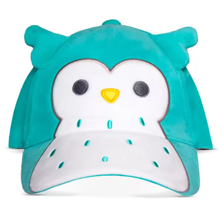 Squishmallows - Gorra de Winston el Búho - Tacto Extrasuave - Tienda con Licencia Oficial - 1