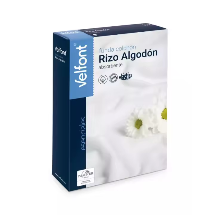 Funda de colchón de rizo elástico Velfont, protector de colchón ajustable, suave y cómodo - 1