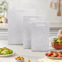 HOGUITA-Juego de 3 Tablas de Cortar para Cocina– Set de Tablas de Cortar con Diseño Efecto Granito,Antibacteriana,Fáciles de Limpiar, Aptas para Lavavajillas, Ideales para Carne, Verduras, Frutas y Pan - details 0